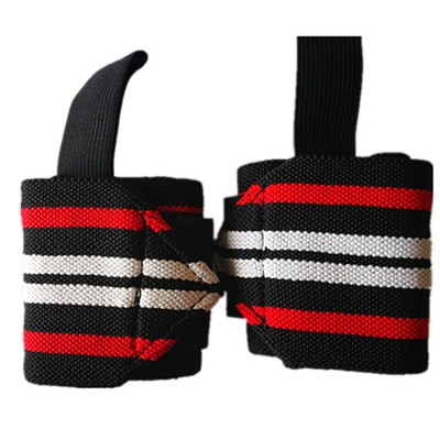 Weight Lifting Cotton Adjustable Wrist  Brace Wraps with Custom Logo